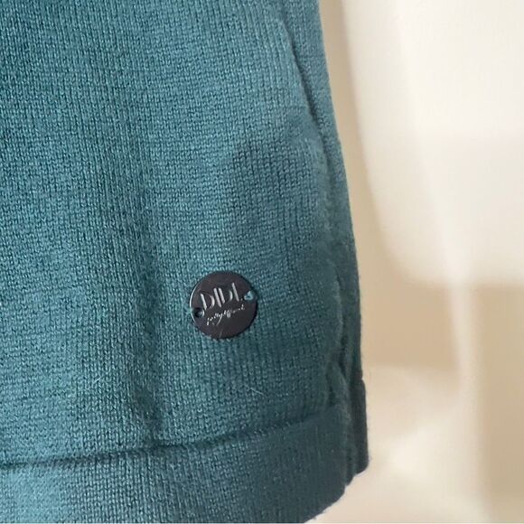 Didi Pretty Different Womens Embroidered Embellished Green Sweater Dress Size 40 - Picture 8 of 11